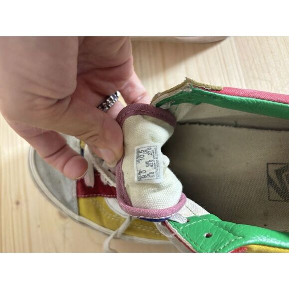 Vans New Style 36 Sunshine Multi/True‎ White Men Size USA 9 Z10 - Picture 5 of 6